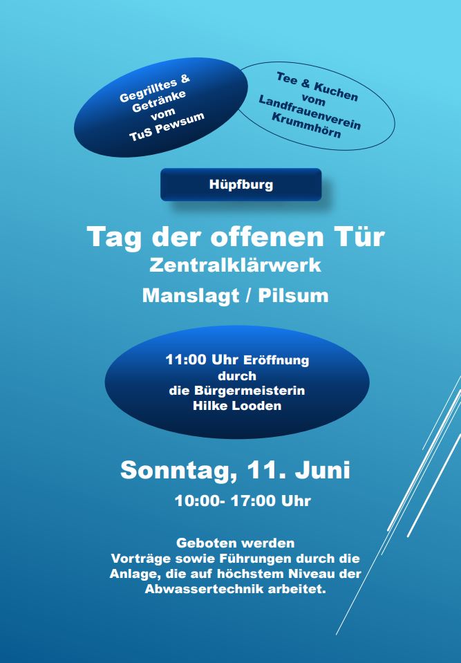 Tag der Offenen Tür Zentralklärwerk Krummhörn