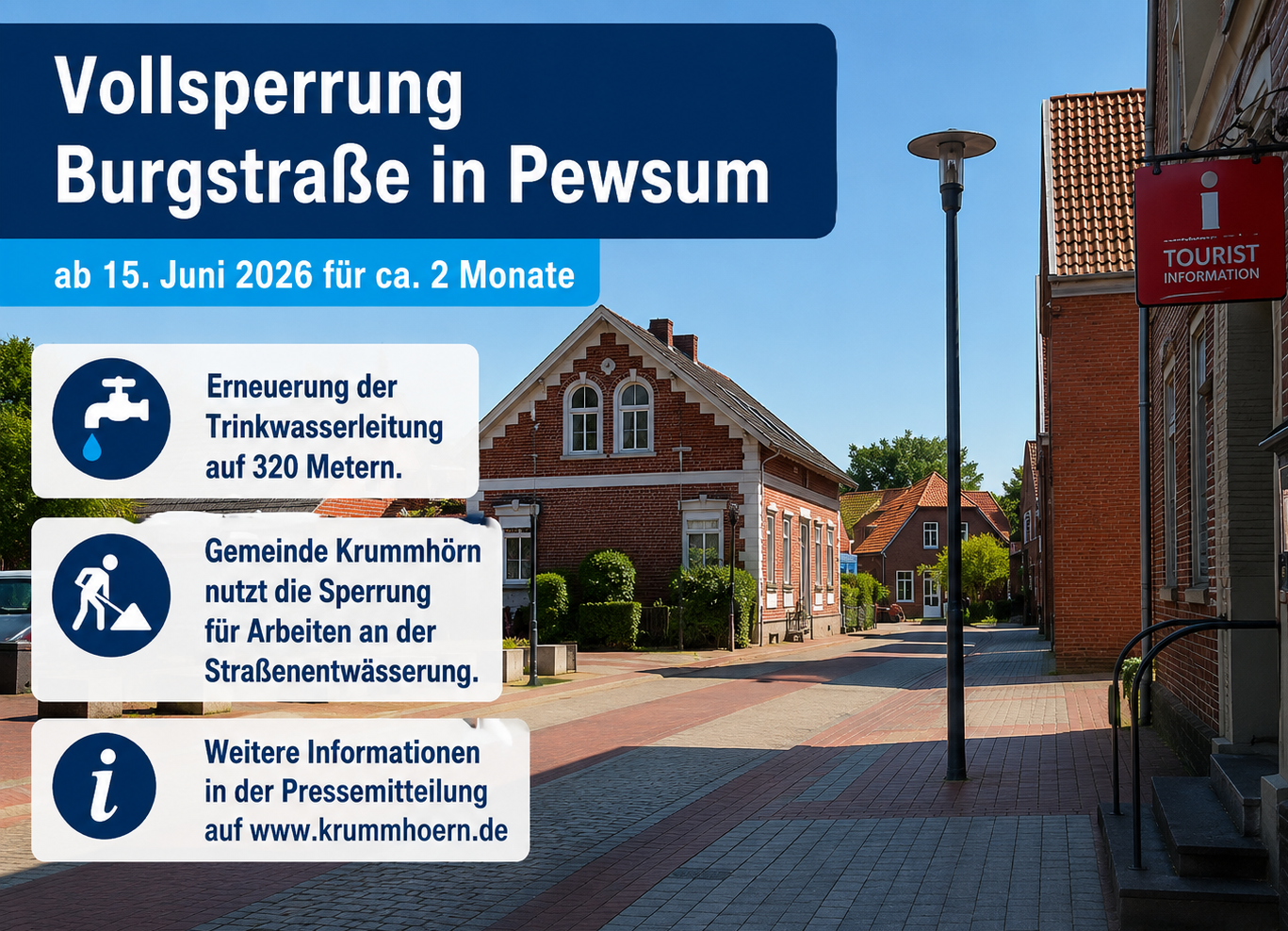 Burgstraße gesperrt