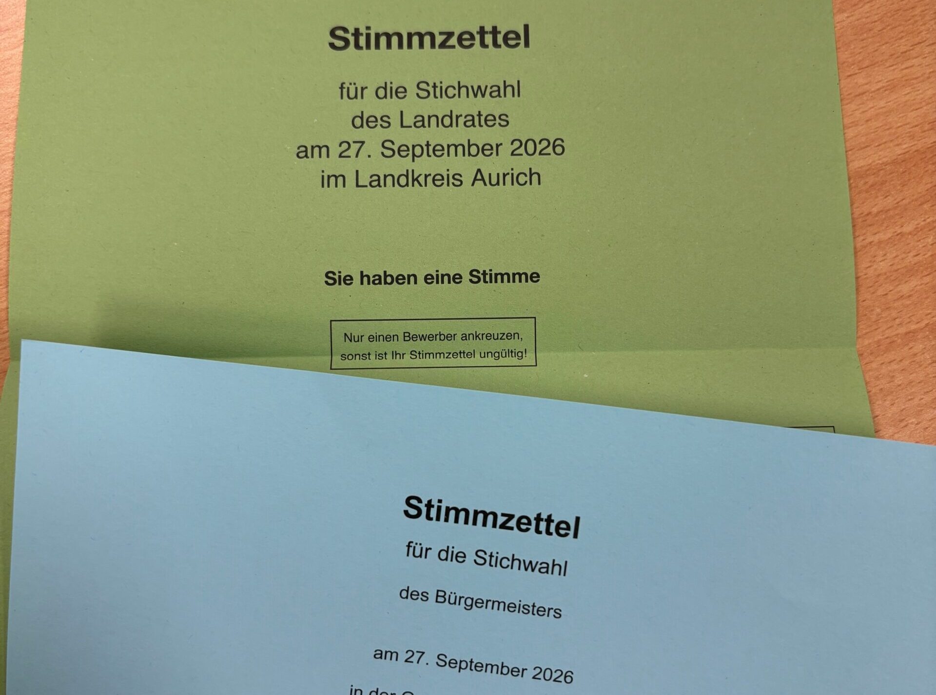 Hinweise zur Briefwahl